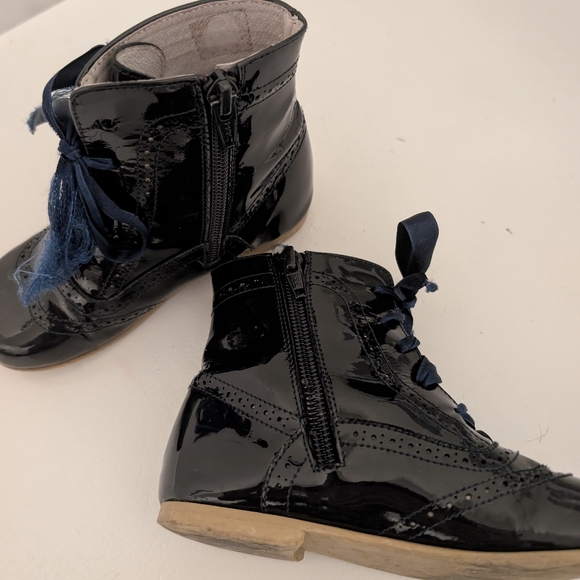 Children's Classics Blue Boots - Picture 3 of 5